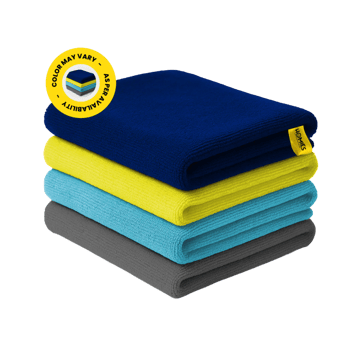 Homies 350 GSM Cleaning Microfiber Cloth (Multicolour)