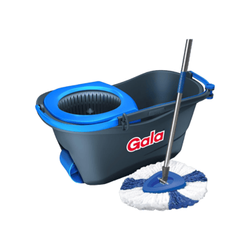 Gala Turbo Spin Mop with Triangular Mop Head (Microfiber)