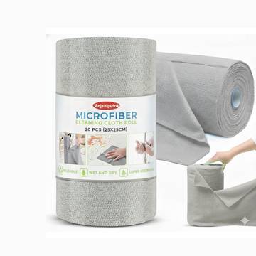 AnjaniputrA Microfiber Cleaning Cloth Roll
