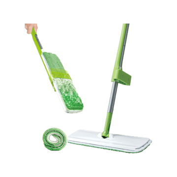 Scotch Brite Hands-Free Microfiber Flat Mop with Refill (Cotton)