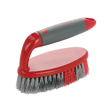 Kleeno Scrubber Tile Brush (Plastic, Red, Grey)