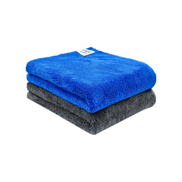 Softspun Edgeless Microfiber Cloth (Grey & Blue)