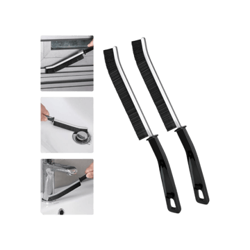 Zulaxy Mini Cleaning Brush for Tiny Gaps (Plastic, Black)