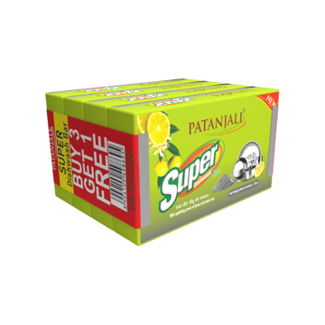 Patanjali Super Dishwash Bar - Buy 3 Get 1 Free