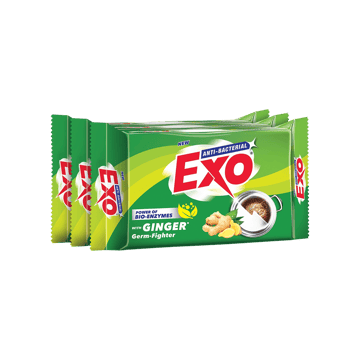 Exo Ginger Dishwash Bar with Power Of Bio-Enzymes