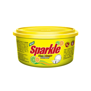 Sparkle Lime & Orange Dishwashing Tub