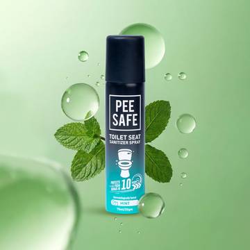 Pee Safe Toilet Seat Sanitizer Spray (Mint)