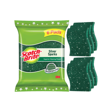 Scotch Brite Silver Sparks Scrub Pad
