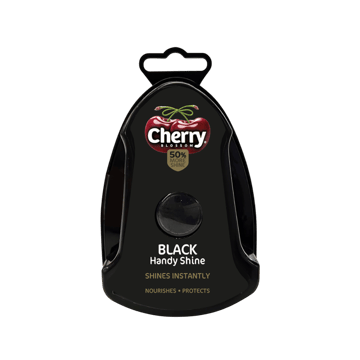 Cherry Blossom Black Handy Shoe Shiner