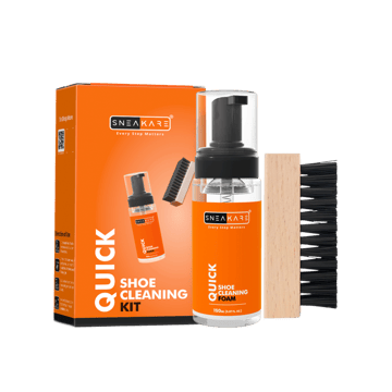 Sneakare Quick Shoe Care Kit with Medium Brush