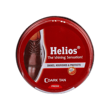 Helios Wax Shoe Polish (Dark Tan)