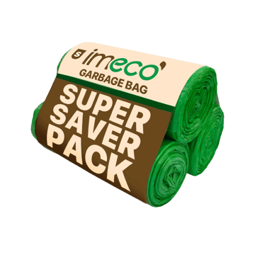 Imeco Compostable Garbage Bag (Small, Green)