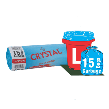 Crystal Garbage Bag (Large, Blue)