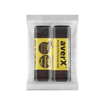 averX Medium Garbage Bag (Medium, Black)