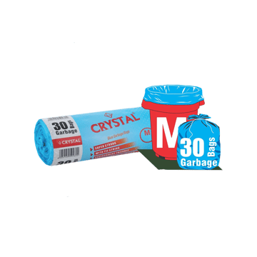 Crystal Garbage Bag (Medium, Blue)