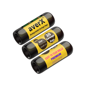averX Small Garbage Bag (Small, Black)