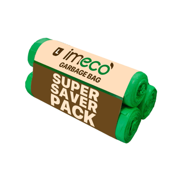 Imeco Compostable Garbage Bag (Large, Green)