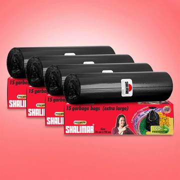 Shalimar Garbage Bag (Extra Large, Black)