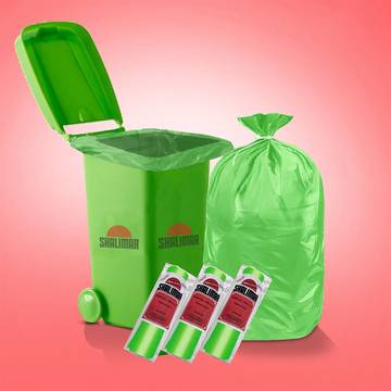 Shalimar Garbage Bag Jumbo (Extra Large, Green)