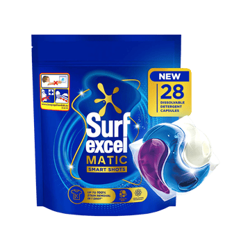 Surf Excel 3 in 1 Detergent Pods (For Top & Front Load)