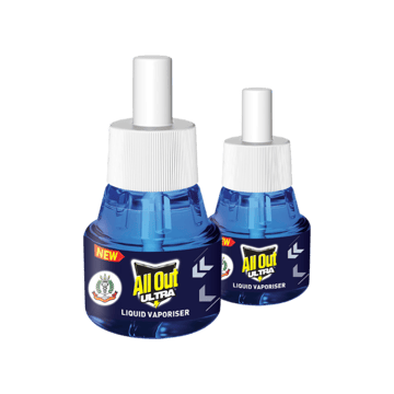 All Out Ultra Liquid Vaporizer Mosquito Repellent Machine Refill (2 x 45 ml)