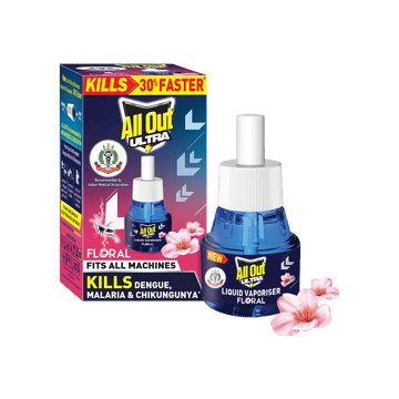 All Out Ultra Mosquito Repellent Machine Refill (Floral Fragrance)