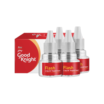 Good Knight Flash Liquid Vaporiser Mosquito Repellent Refill - Pack of 4