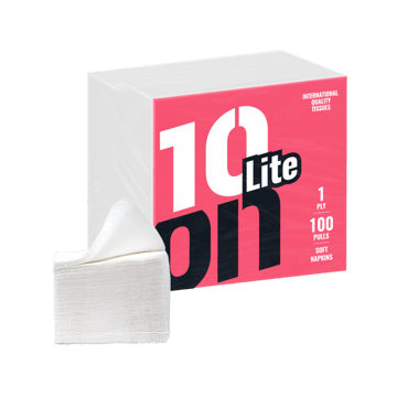 10on Lite Soft Napkins (1 Ply)