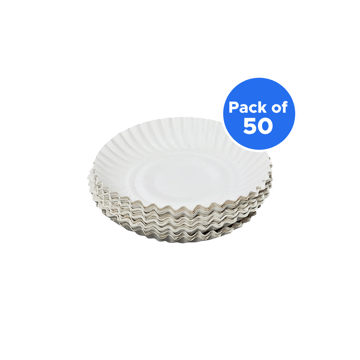 Corepac Paper Disposable Plates (7 Inch)