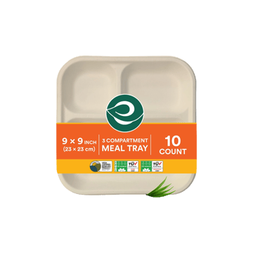 Eco Soul Bagasse Disposable Plates
