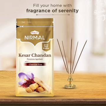 Shubhkart Nirmal Kesar Chandan Incense Sticks / Agarbatti Zipper