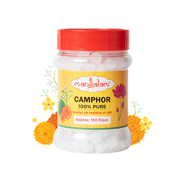 Small Round Camphor / Kapur by Mangalam