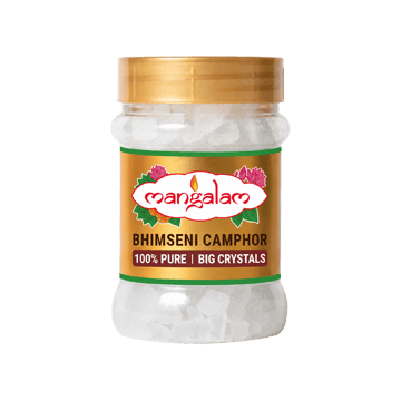 100% Pure Bhimseni Camphor / Kapur by Mangalam