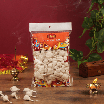 Cotton Phool Diya Batti by Sohum