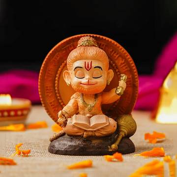 Lord Hanuman God Idol with Gada The Decorshed