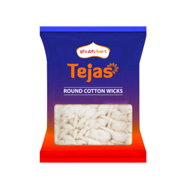 Tejas Round Cotton Phool Diya Batti by Shubhkart