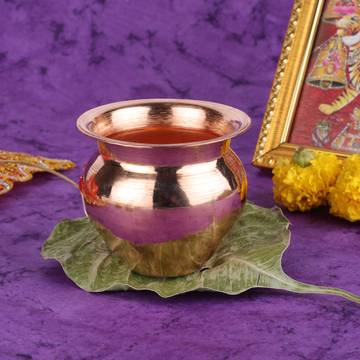 Copper Pooja Kalash Sohum