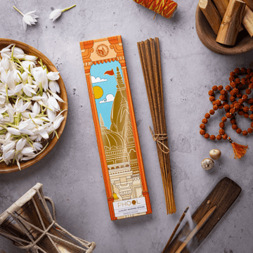 Phool Kashi Vishwanath Sandalwood Incense Sticks / Agarbatti
