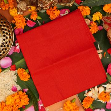Red Pooja Cloth by ServDharm