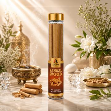 The Aroma Factory Sandalwood Incense Sticks / Agarbatti