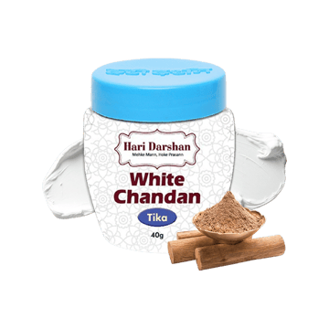 White Chandan Tika by Hari Darshan