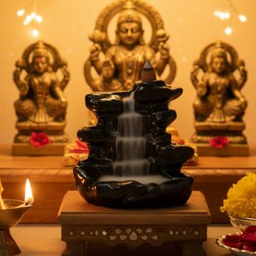 Back Flow Dhoop Cone Holder by Chandar