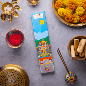 Phool Badrinath Kesar Chandan Incense Sticks / Agarbatti