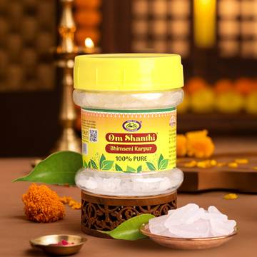 Om Shanti Bhimseni Camphor / Kapur by Cycle