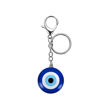 Evil Eye Glass Key Chain by Chandar