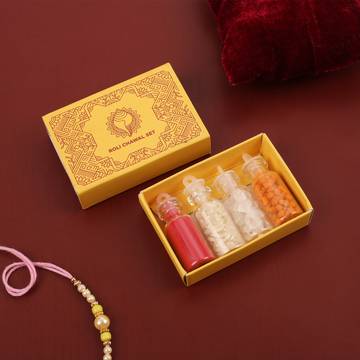 Roli Chawal Set with Chandan Mishri by ServDharm