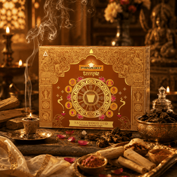 Mangaldeep Temple Premium Incense Dhoop Cup (Sandalwood Oud)