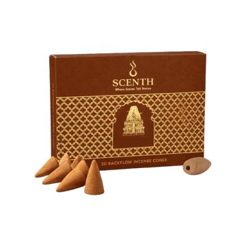 Chandar Sandal Back Flow Dhoop Cones