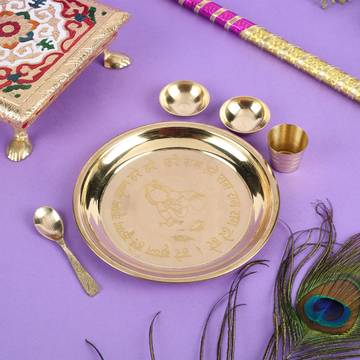 Laddu Gopal Bhog Thali Set by Sohum