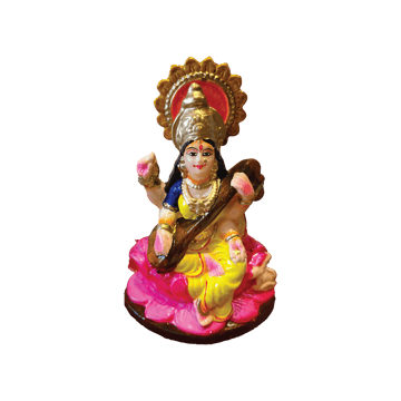 Goddess Saraswati Idol (6") by Jeevan Jyoti